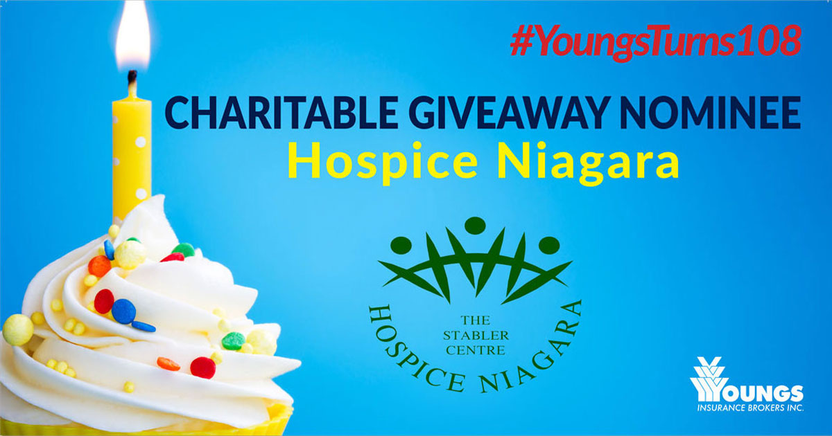 Youngs Insurance Brokers' 108th Birthday Charitable Nominee, Hospice Niagara